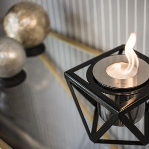 Alquimia tabletop glammfire – bespoke fire and flue I