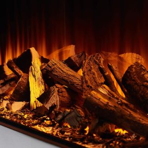Bramshaw Electric Stove – deluxe log bed