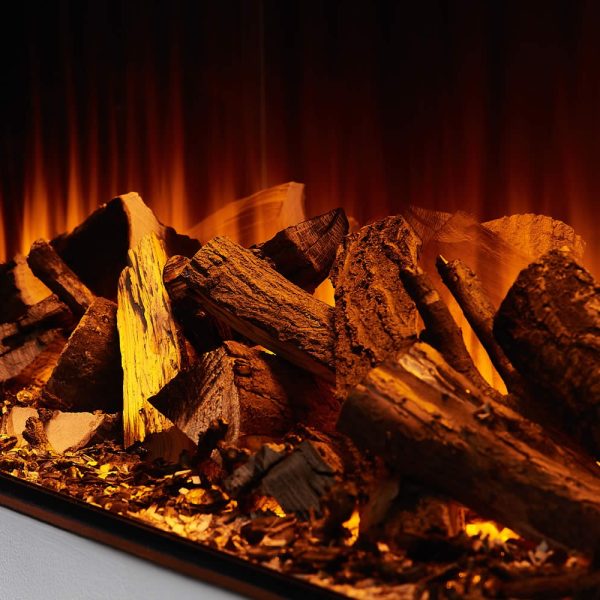 Bramshaw Electric Stove – deluxe log bed