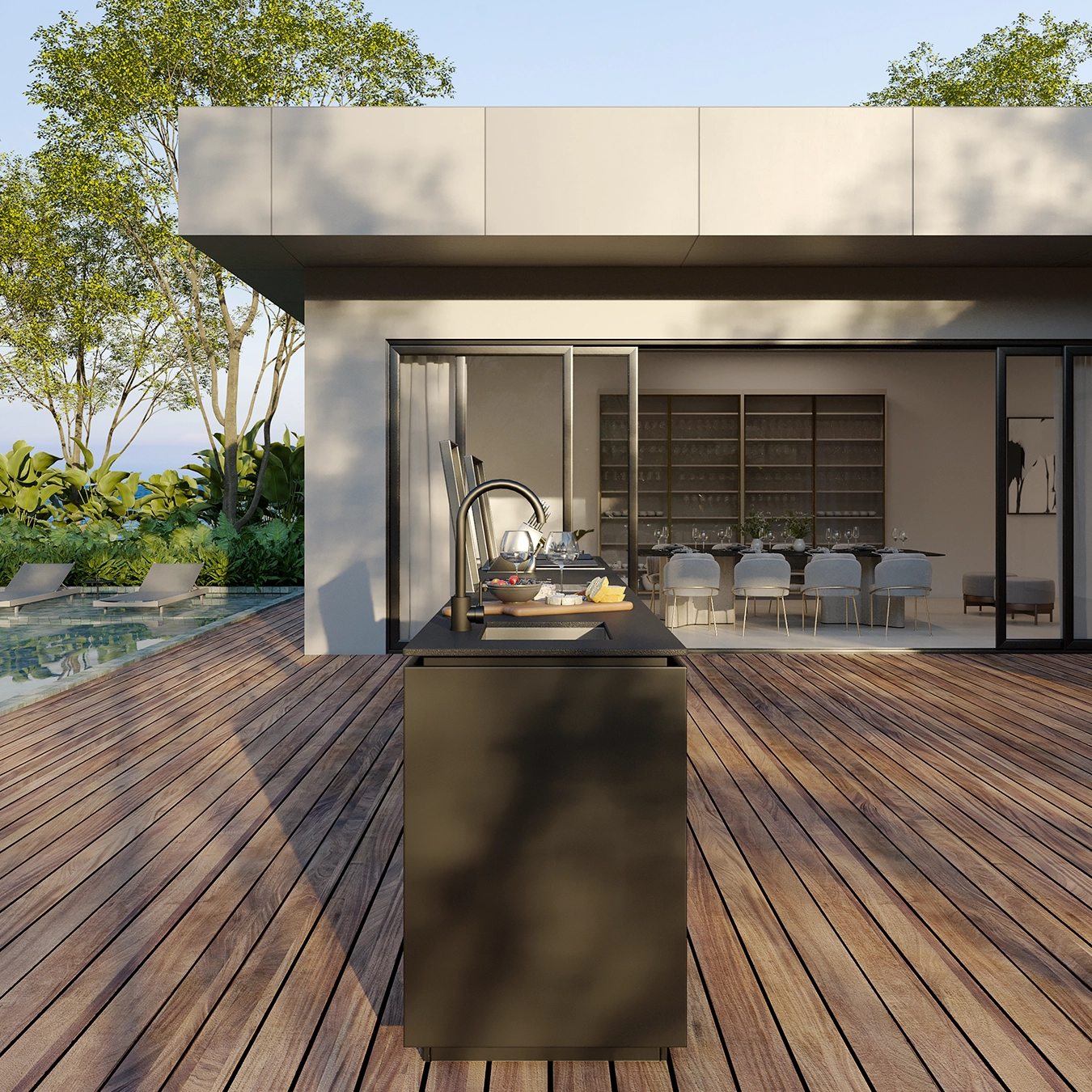 GlammFire Nero Outdoor Kitchen IX GlammFire Nero Outdoor Kitchen IX