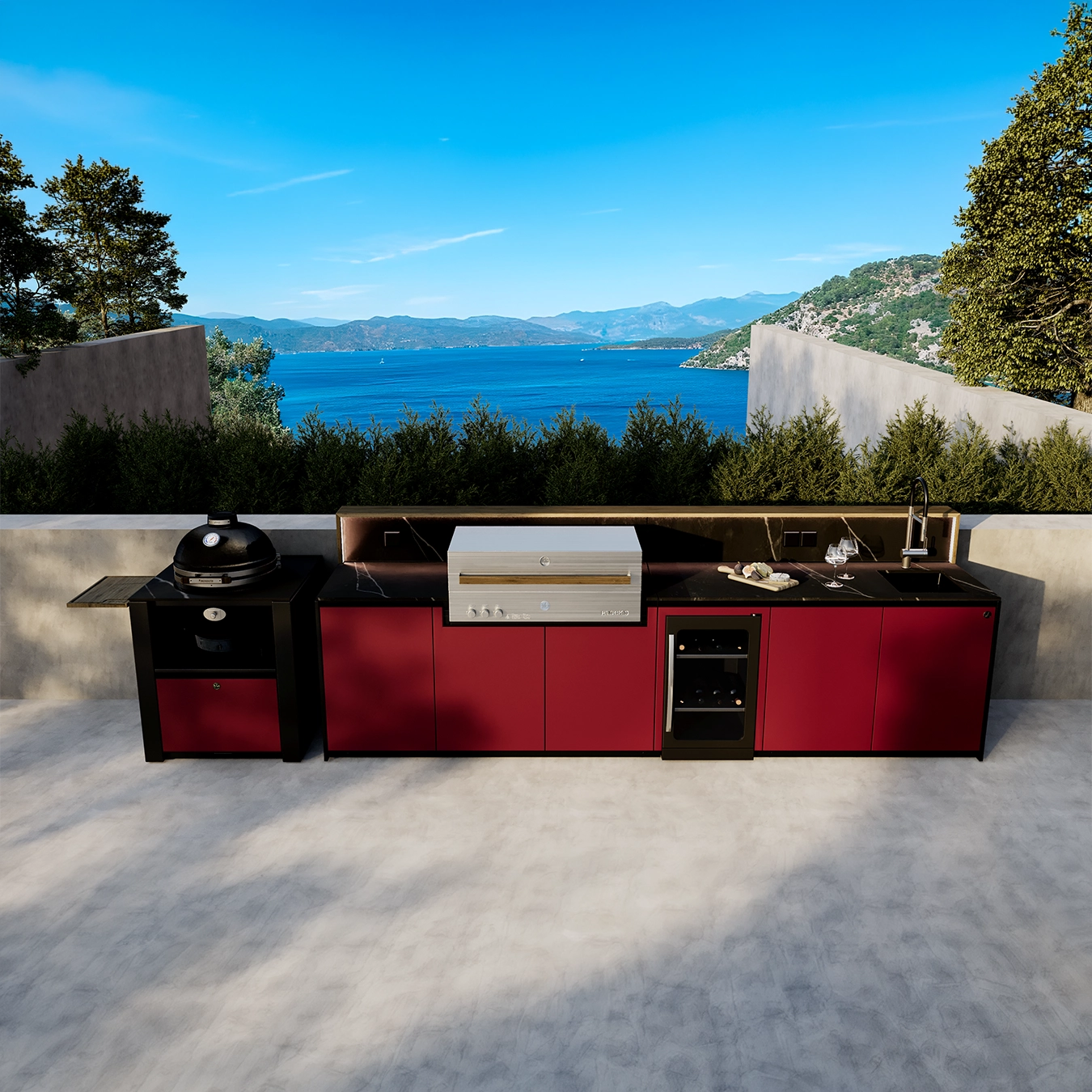 GlammFire Nero Plus Outdoor Kitchen GlammFire Nero Plus Outdoor Kitchen